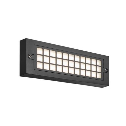 ΦΩΤΙΣΤΙΚΟ ΤΟΙΧΟΥ LED 6W 255X30X90 3CCT IP65 ΜΑΥΡΟ ARTE ILLUMINA SENARIO