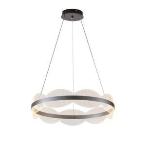 ΦΩΤΙΣΤΙΚΟ ΚΡΕΜΑΣΤΟ ΑΚΡΥΛΙΚΟ ΣΤΡΟΓΓΥΛΟ LED 60W Φ650mm 3000K 5400Lm ΑΣΗΜΙ ARTE ILLUMINA TORINO