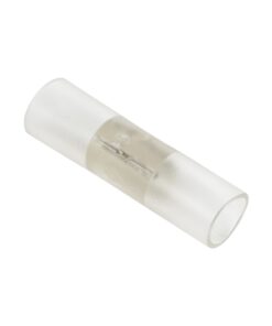 GloboStar® 70638 Σύνδεσμος Ι με Καρφάκια για Μονόχρωμη Ταινία Neon Flex 360° Degree 2 Pin – Μ6.5 x Π2 x Υ2cm