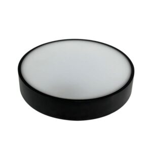 ΠΛΑΦΟΝΙΕΡΑ ΣΤΡΟΓΓΥΛΗ LED 24W Φ30 4000Κ IP54 ΜΑΥΡΗ ARTE ILLUMINA