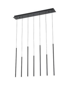 ΦΩΤΙΣΤΙΚΟ ΚΡΕΜΑΣΤΟ ΑΛΟΥΜΙΝΙΟ LED 16W 3000K 600Lm 940X1500mm ΜΑΥΡΟ ARTE ILLUMINA CASCADE