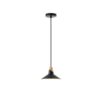 ΦΩΤΙΣΤΙΚΟ ΚΡΕΜΑΣΤΟ ΜΕΤΑΛΛΟ 1ΧE27 MAX 15W 180X1140mm ΜΑΥΡΟ ARTE ILLUMINA CHROMA