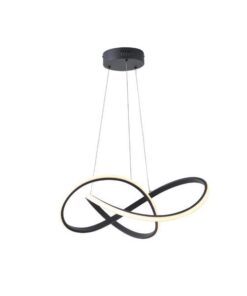 ΦΩΤΙΣΤΙΚΟ ΚΡΕΜΑΣΤΟ ΑΛΟΥΜΙΝΙO LED 30W 3000Κ  2000Lm Φ60mm ΜΑΥΡΟ ARTE ILLUMINA VENUS