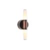 ΑΠΛΙΚΑ TOIXOY ΑΛΟΥΜΙΝΙΟΥ LED 6W 3000K 600Lm Φ80X240mm ΜΑΥΡΟ-ΧΡΥΣΟ  ARTE ILLUMINA VELAS