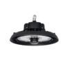 GLOBOSTAR® INDUSTRY 61705 Βιομηχανικό Φωτιστικό Καμπάνα High Bay UFO Τεχνολογίας Smart Group Linkable Control System 2.4Ghz με Αισθητήρα Κίνησης Microwave LED 150W 22500lm SDCM<5 90° AC 85-265V Αδιάβροχο IP65 IK08 Φυσικό Λευκό 5000K - 275 x Sanan Opto SMD Chip & TÜV SÜD Driver - Μαύρο Χυτό Αλουμίνιο - Μ26.5 x Π26.5 x Υ15cm - 5 Χρόνια Εγγύηση