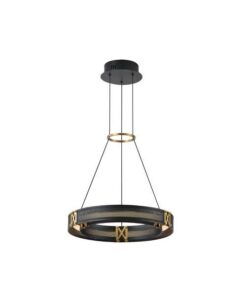 ΦΩΤΙΣΤΙΚΟ ΚΡΕΜΑΣΤΟ ΑΛΟΥΜΙΝΙΟ LED 21W 3000K 2100Lm 420X1200mm ΜΑΥΡΟ-ΧΡΥΣΟ  ARTE ILLUMINA LUIS