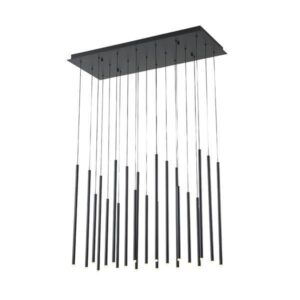 ΦΩΤΙΣΤΙΚΟ ΚΡΕΜΑΣΤΟ ΑΛΟΥΜΙΝΙΟ LED 47W 3000K 4700Lm 940X1500mm ΜΑΥΡΟ ARTE ILLUMINA CASCADE