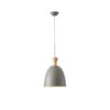 ΦΩΤΙΣΤΙΚΟ ΚΡΕΜΑΣΤΟ ΜΕΤΑΛΛΟ  1XΕ27 MAX 15W 230X230mm ΓΚΡΙ ARTE ILLUMINA SIMPLO
