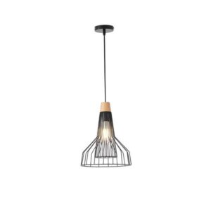 ΦΩΤΙΣΤΙΚΟ ΚΡΕΜΑΣΤΟ ΜΕΤΑΛΛΟ 1XE27  MAX 40W 260X260X1370mm ΜΑΥΡΟ ARTE ILLUMINA TASSEL