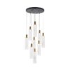 ΦΩΤΙΣΤΙΚΟ ΚΡΕΜΑΣΤΟ ΓΥΑΛΙ 9ΦΩΤΟ 60W 3000K 7200Lm Φ300mm ARTE ILLUMINA VIAL