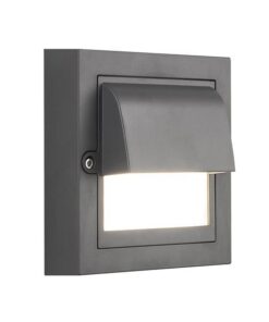 ΦΩΤΙΣΤΙΚΟ ΤΟΙΧΟΥ LED 6W 135X135X55 3CCT IP65 ΓΡΑΦΙΤΗΣ ARTE ILLUMINA SENARIO