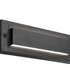 ΦΩΤΙΣΤΙΚΟ ΤΟΙΧΟΥ LED 6W 255X42X90 3CCT IP65 ΜΑΥΡΟ ARTE ILLUMINA SENARIO