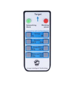 GLOBOSTAR® SMARTGROUP-REM 61703 Ασύρματο Χειριστήριο IR για όλα τα Φωτιστικά Τεχνολογίας Smart Group Linkable Control System 2.4Ghz DC 3V CR 2032 IP20 Γκρι με Μαύρο Πλαστικό ABS – Μ9 x Π4 x Υ1.5cm – 5 Χρόνια Εγγύηση