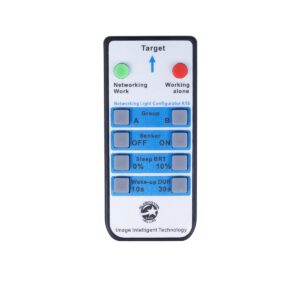 GLOBOSTAR® SMARTGROUP-REM 61703 Ασύρματο Χειριστήριο IR για όλα τα Φωτιστικά Τεχνολογίας Smart Group Linkable Control System 2.4Ghz DC 3V CR 2032 IP20 Γκρι με Μαύρο Πλαστικό ABS – Μ9 x Π4 x Υ1.5cm – 5 Χρόνια Εγγύηση