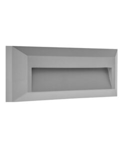 ΑΠΛΙΚΑ ΤΟΙΧΟΥ LED SLIM 2W IP65 220-240V 3CCT 230X80X27mm ΓΚΡΙ PRO ARTE ILLUMINA