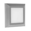 ΦΩΤΙΣΤΙΚΟ ΤΟΙΧΟΥ SLIM LED 3W IP65 230V 3CCT 125X125mm ΓΚΡΙ PRO ARTE ILLUMINA