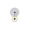 ΦΩΤΙΣΤΙΚΟ TOIXOY ΜΕΤΑΛΛIKO LED 15W 3000K 1000Lm 280x400x70mm ΧΡΥΣΟ ARTE ILLUMINA O CLOCK