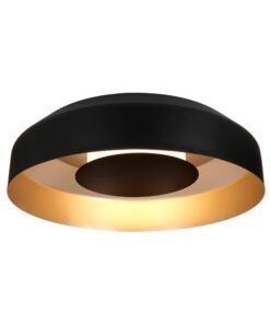 ΠΛΑΦΟΝΙΕΡΑ 20W 3000K 1482Lm Φ400mm ΜΑΥΡΟ-ΧΡΥΣΟ ARTE ILLUMINA STIGMA
