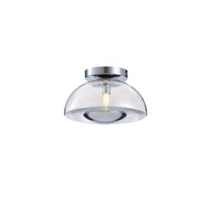 ΠΛΑΦΟΝΙΕΡΑ ΓΥΑΛΙΝΗ G9 MAX 25W 230X230X150mm ΑΣΗΜΙ ARTE ILLUMINA CLEAR