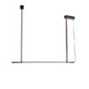 ΦΩΤΙΣΤΙΚΟ ΚΡΕΜΑΣΤΟ ΜΕΤΑΛΛΟ LED 21W 3000K 2100Lm 1400X60X1200mm ΜΑΥΡΟ ARTE ILLUMINA LINEA
