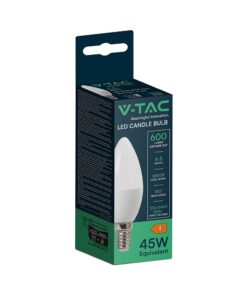 Λάμπα LED E14 Κεράκι 6.5W 600lm Θερμό Λευκό 3000K V-TAC – 211131
