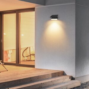 Ηλιακό Φωτιστικό Κήπου LED 0.9W V-TAC 23757 2σε1 Καρφωτό & Επιτοίχιο | Μαύρο IP65 Θερμό 3000K Εξωτερικού Χώρου