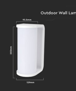 Φωτιστικό Τοίχου 12W LED Λευκό IP65 CCT V-TAC 23759