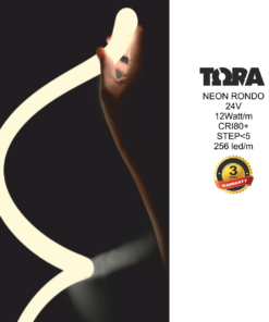 TAINIA NEON RONDO 12W IP65 24V 6500K 2M – 2-CL502003