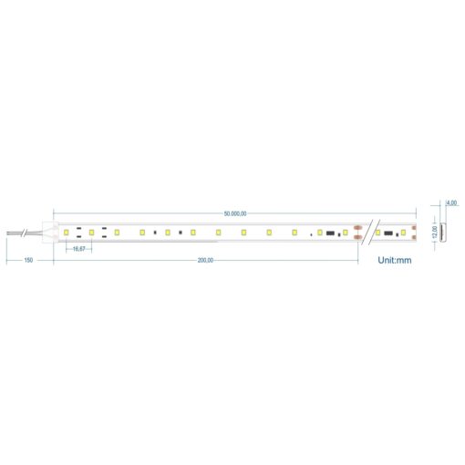 ΤΑΙΝΙΑ 7W IP65 230VAC CW 6000K 25m – 2-CL600003