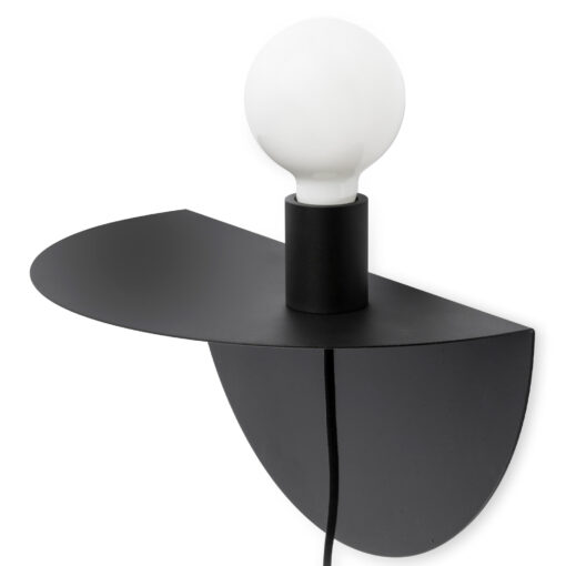NIT BLACK WALL LAMP LEFT – 1-FR01004