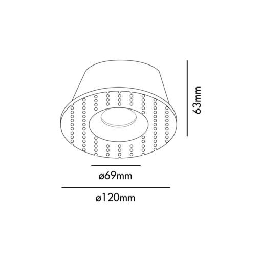 FRESH WHITE DOWNLIGHT WITHOUT FRAME – 1-FR02100701