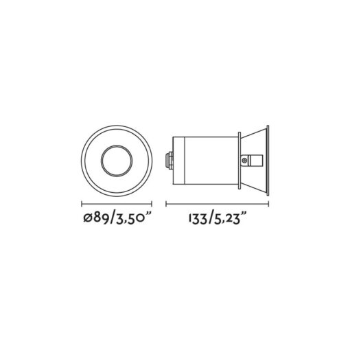 FRESH IP65 BLACK DOWNLIGHT GU10 – 1-FR02101402