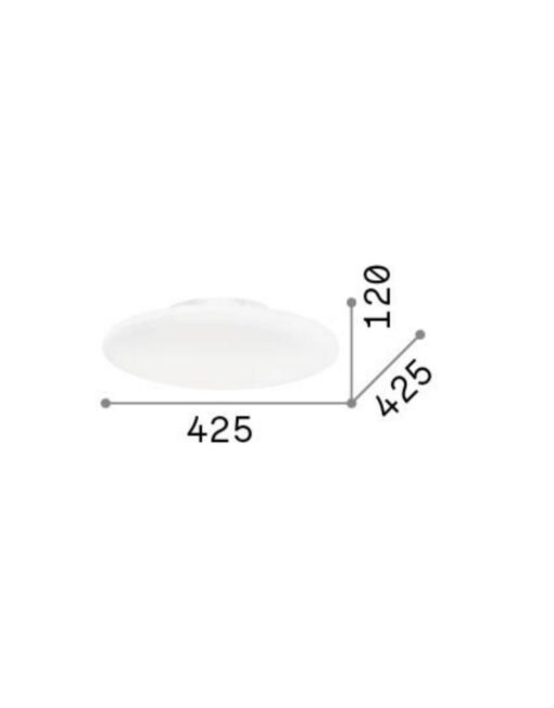 Eos Large light blue  O 65 x 40 cm – 1-UM2047
