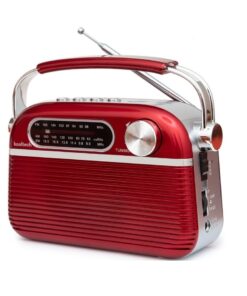 Ραδιόφωνο Vintage Bluetooth blues Red