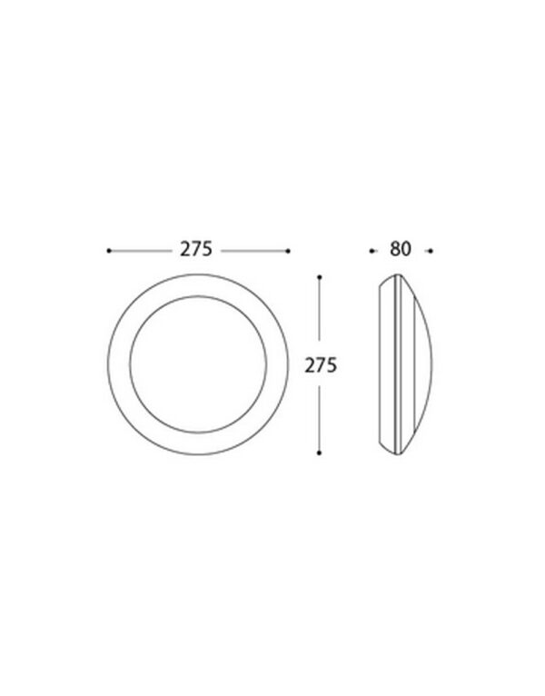 BERTA WHITE ΠΛΑΦΟΝΙΕΡΑ 1xΕ27 FUMAGALLI – 1-FM004902