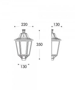 IESSE WHITE ΑΠΛΙΚΑ 1XE27 FUMAGALLI – 1-FM110900