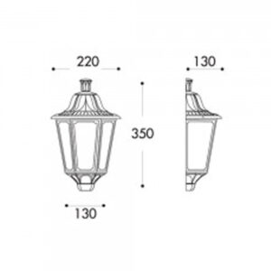 IESSE WHITE ΑΠΛΙΚΑ 1XE27 FUMAGALLI – 1-FM110900