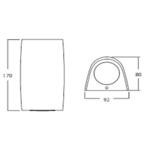 MARTA 90 2L WHITE ΑΠΛΙΚΑ 2xGU10 3,5W CCT FUMAGALLI – 1-FM226069
