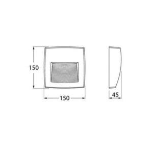LORENZA 150 GREY ΑΠΛΙΚΑ 1xR7S 3,5W CCT FUMAGALLI – 1-FM237041