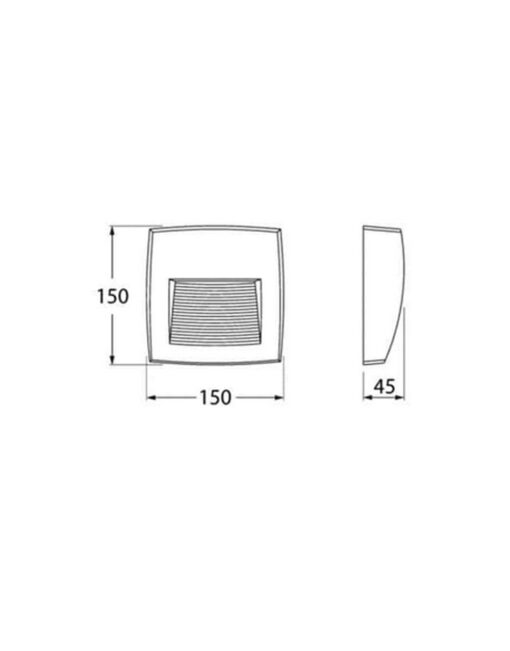 LORENZA 150 GREY ΑΠΛΙΚΑ 1xR7S 3,5W CCT FUMAGALLI – 1-FM237041
