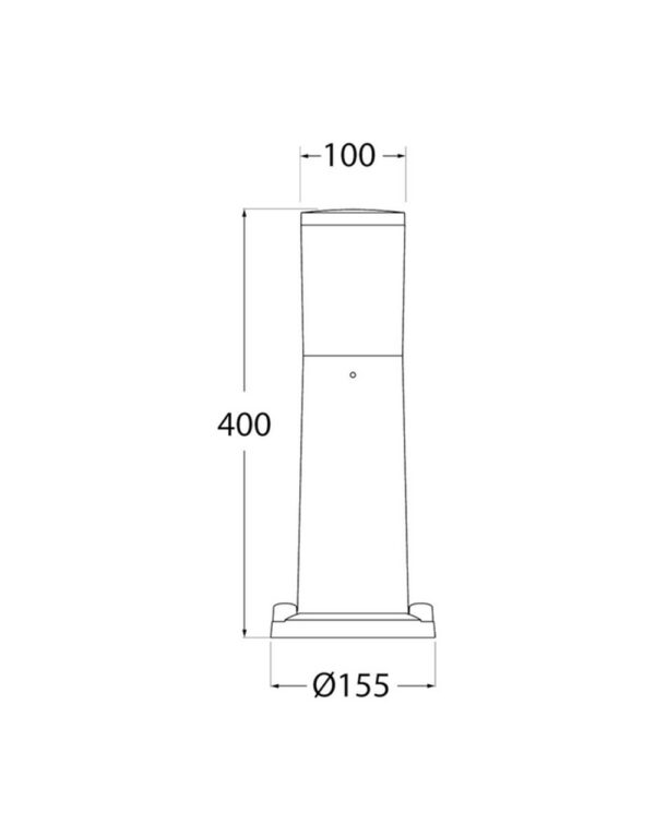 AMELIA 400 GREY KOΛΩΝΑΚΙ 1xE27 8.5W CCT  FUMAGALLI – 1-FM242571