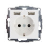HK07 ΜΗΧ. ΣΟΥΚΟ ΠΡΟΣΤΑΣΙΑΣ & ΠΛΑΚΙΔΙΟ 2xUSB ΛΕΥΚΟ – 1-K296229004