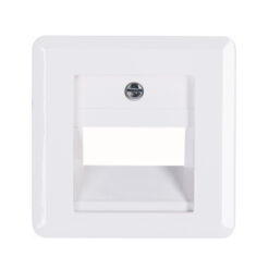 HK02 ΠΛΑΚΙΔΙΟ ΔΙΠΛΟ RJ11/RJ45 ΛΕΥΚΟ – 1-K349513001