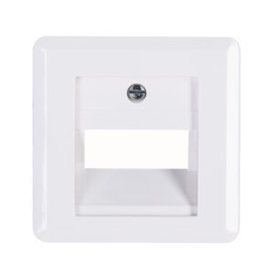 HK02 ΠΛΑΚΙΔΙΟ ΔΙΠΛΟ RJ11/RJ45 ΛΕΥΚΟ – 1-K349513001