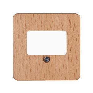 HK02 ΠΛΑΚΙΔΙΟ ΔΙΠΛΟ (ΤΑΕ) USB ΞΥΛΙΝΟ ΟΞΙΑ (BEECH) – 1-K358131007