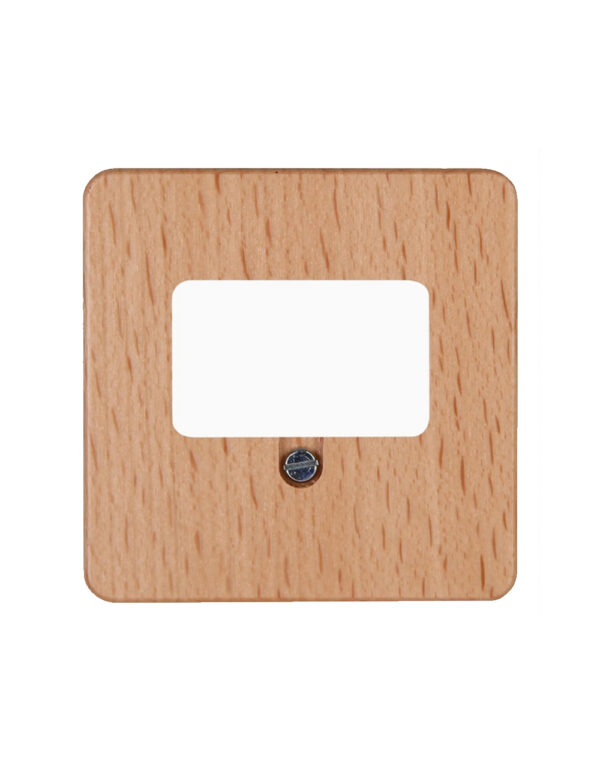 HK02 ΠΛΑΚΙΔΙΟ ΔΙΠΛΟ (ΤΑΕ) USB ΞΥΛΙΝΟ ΟΞΙΑ (BEECH) – 1-K358131007