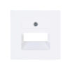 UAE cover plate UAE for UAE connection sockets, suitable for 1-2 connections, with fixing screws M2,5x12mm, HK07, arctic-white – 1-K371713000