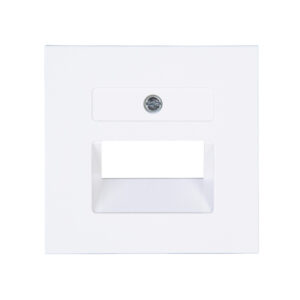 UAE cover plate UAE for UAE connection sockets, suitable for 1-2 connections, with fixing screws M2,5x12mm, HK07, arctic-white – 1-K371713000