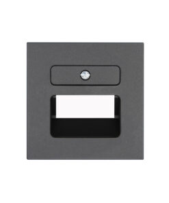 HK07 ΠΛΑΚΙΔΙΟ ΔΙΠΛΟ RJ11/RJ45 ΑΝΘΡΑΚΙ – 1-K371715002