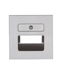 HK07 ΠΛΑΚΙΔΙΟ ΔΙΠΛΟ RJ11/RJ45  STEEL – 1-K371747005